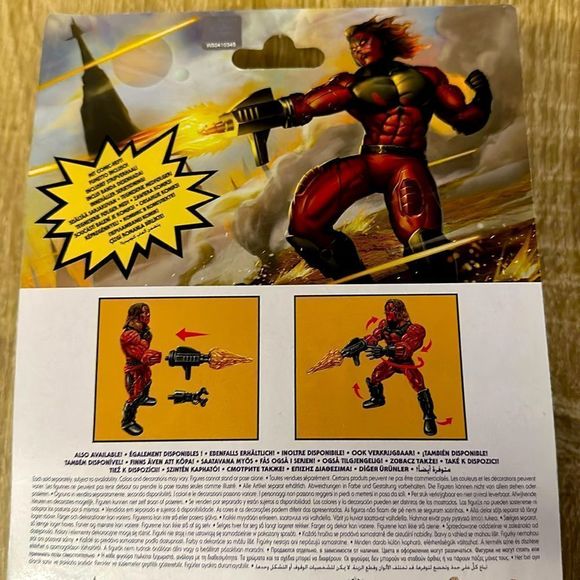 Masters of the WWE Universe “Kane” Figure + Comic, Retro, Toy, Collector’s - Picture 5 of 6